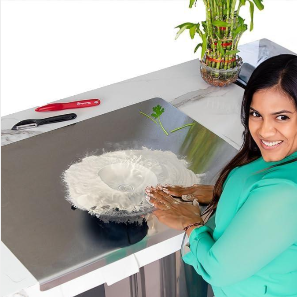 Trenqle ProClean Stainless Steel Chopping Board - 35x31cm