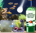 Trenqle Aquarium Water Purification Tablets | Crystal Clear Fish Tank Cleaner (Pack of 1)