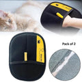 Trenqle Pet Hair Removal Gloves (Pack of 2) | Double-Sided Grooming & Fur Cleaning Mitts for Dogs & Cats