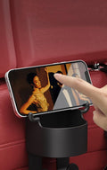 Trenqle 2-in-1 Car Backseat Hanging Cup Holder & Mobile Stand (Pack of 2) | Multifunction Storage Organizer for Travel