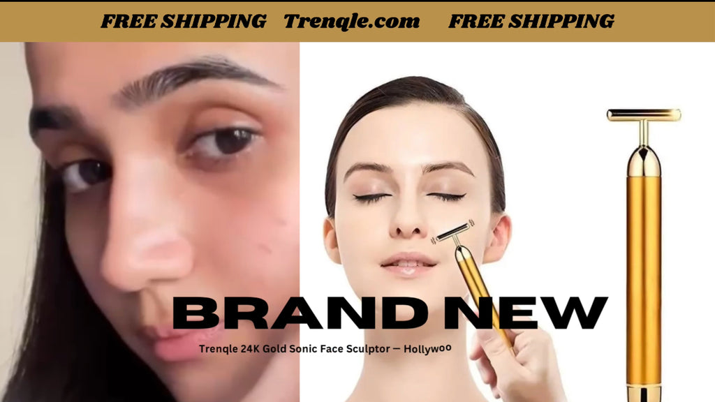 Trenqle RadiancePro™ 24K Gold Sonic Facial Sculptor — Elite Lift & Glow Technology